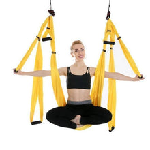 Load image into Gallery viewer, Aerial Yoga Hammock Handles Strap, Home Gym Hanging Belt Swing, Anti-Gravity Aerial Traction Device For Yoga Lover
