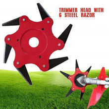 Load image into Gallery viewer, Universal 6-Steel Razors Trimmer Head Best Gift For Garden Lover, For Horticulturist, For Grower