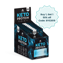 Load image into Gallery viewer, Keto PROTEIN Vanilla - Single Serving 15 Count Boost Muscular Size And Strength, Promote Healthy Testosterone Levels, Promote Healthy Energy