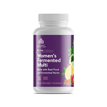Load image into Gallery viewer, Women's Fermented Multi Vegetarian Friendly Formulation
Featuring Real Food Sprouted and Fermented Ingredients For Vegetarian Friendly