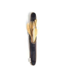 Load image into Gallery viewer, Re-useable Bamboo Utensil Kit & Glass Straw - Eco-Friendly, Save Our Oceans & Landfills - Give Back Goods
