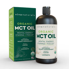 Load image into Gallery viewer, Organic MCT Oil Best MCT Oil Keto Supplement for Sustained Energy Paleo Diet Certified For Beauty Lovers