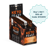 Load image into Gallery viewer, Keto FEAST™ Chocolate - Single Serving 12 Count Helping To Support Weight Management As Well As Healthy Blood Sugar Levels And Heart Health