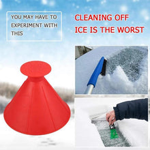 Load image into Gallery viewer, Cone Shaped Ice Scraper Magic Cone-Shaped Ice Funnel Snow Removal Tools Snow Breaker Best Gift For Your Car
