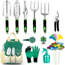 Load image into Gallery viewer, Garden Tools Set 20 Pieces Make Your Garden Work Became More Easily And Safety Gift For Gardeners