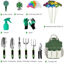 Load image into Gallery viewer, Garden Tools Set 20 Pieces Make Your Garden Work Became More Easily And Safety Gift For Gardeners