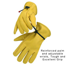 Load image into Gallery viewer, Leather Work Gloves Protect Your Hands Gift For Garden Lovers