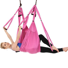 Load image into Gallery viewer, Aerial Yoga Hammock Handles Strap, Home Gym Hanging Belt Swing, Anti-Gravity Aerial Traction Device For Yoga Lover