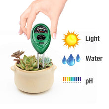 Load image into Gallery viewer, Plant Soil Meter 3 in 1 Help You Determine Exactly For Your Plant Best Gift for Garden Lover, For Horticulturist