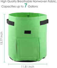 Load image into Gallery viewer, Potato Grow Bags 2-Pack Green To Plant And Growing For Graden Lovers
