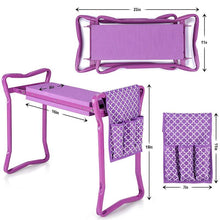 Load image into Gallery viewer, Foldable Garden Kneeler Seat Protects Your Knees, Clothes From Dirt & Grass Stains For Garden Lovers