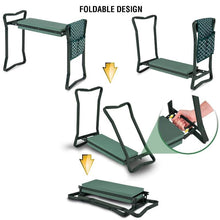 Load image into Gallery viewer, Foldable Garden Kneeler Seat Protects Your Knees, Clothes From Dirt & Grass Stains For Garden Lovers