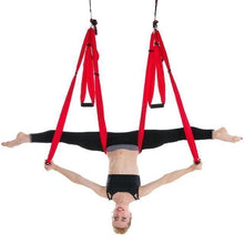 Load image into Gallery viewer, Aerial Yoga Hammock Handles Strap, Home Gym Hanging Belt Swing, Anti-Gravity Aerial Traction Device For Yoga Lover