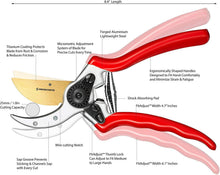 Load image into Gallery viewer, Titanium Pruning Shears Prune Hard Branches Of Trees And Shrubs Garden Tool For Grower