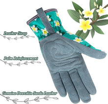 Load image into Gallery viewer, Women Deerskin Gardening Gloves Gift For Garden Lover with Deerskin Leather Suede