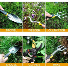 Load image into Gallery viewer, Garden Tools Set 6 Pieces Make Your Garden Work Became More Easily And Safety Gift For Gardeners