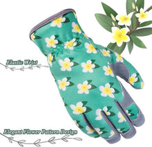 Load image into Gallery viewer, Women Deerskin Gardening Gloves Gift For Garden Lover with Deerskin Leather Suede