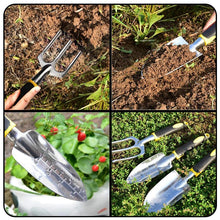 Load image into Gallery viewer, Garden Tools Set 4 Pieces Make Your Garden Work Became More Easily And Safety Gift For Gardeners