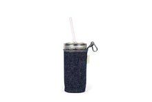 Load image into Gallery viewer, 24oz Venti Mason / Straw Combo Glass - 10" CLASSIC GLASS STRAW - Give Back Goods