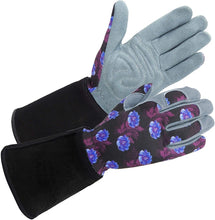 Load image into Gallery viewer, Women Deerskin Gardening Gloves Gift For Garden Lover with Deerskin Leather Suede