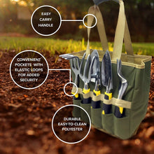 Load image into Gallery viewer, Heavy Duty Garden Tools Set Convenient For Containg All Tools Best Gift for Garden Lover, For Horticulturist