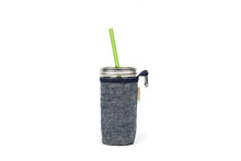 Load image into Gallery viewer, 24oz Venti Mason / Straw Combo Glass - 10" CLASSIC GLASS STRAW - Give Back Goods