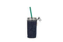 Load image into Gallery viewer, 24oz Venti Mason / Straw Combo Glass - 10" CLASSIC GLASS STRAW - Give Back Goods