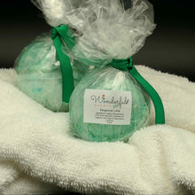 Load image into Gallery viewer, Bergamot Lime Bath Bomb 4.5oz 2pk