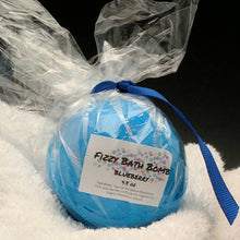 Load image into Gallery viewer, Blueberry Bath Bomb Bath Fizzy 4.5 oz