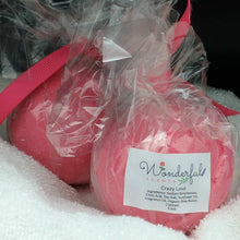 Load image into Gallery viewer, Crazy Love Bath Bomb 4.5oz 2PK