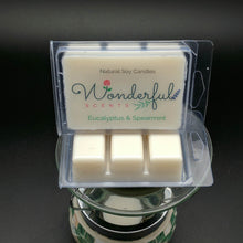 Load image into Gallery viewer, Eucalyptus and Spearmint Soy Wax Melt