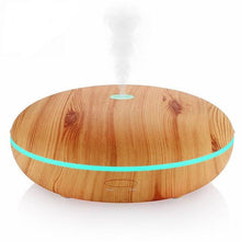 Load image into Gallery viewer, 350 ml Essential Oil Diffuser With Cool Mist & Color LED Light Wood