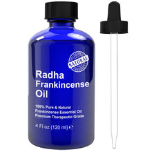 Load image into Gallery viewer, 100% Pure Radha Frankincense Oil Pure Pressed Moisturizing Anti-Aging Treatment for Face Skin Hair Men & Women