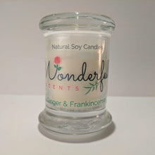 Load image into Gallery viewer, Soy Wax 2.75 oz Status Jar Scented Ginver and Frankincense