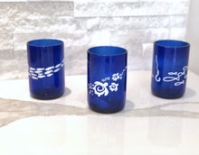 Load image into Gallery viewer, Set of 4 Repurposed Fish Tumbler glasses, Made from Bordeaux Bottles in the USA- Save our landfills! - Give Back Goods