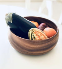 Load image into Gallery viewer, Acacia Wood Calabash Bowl and Sustainably Harvested Beauty And Health For Cookers