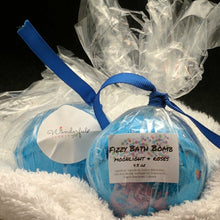 Load image into Gallery viewer, Moonlight and Roses Bath Bomb 4.5oz Two Pack