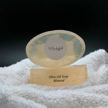 Load image into Gallery viewer, Natural and Pure Olive Oil Soap Scented with Almond Essential Oils