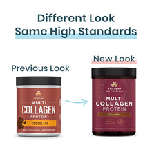 Load image into Gallery viewer, Multi Collagen Protein - Chocolate Premium Blend of Grass-Fed Beef Chicken Wild Fish Eggshell Collagen For Healthy