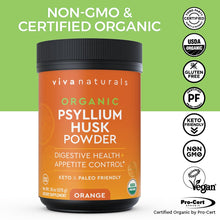 Load image into Gallery viewer, Psyllium Husk Powder - Orange Fiber Support Digestion and Colon Health For Healthy