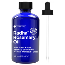 Load image into Gallery viewer, 100% Pure Radha Rosemary Oil Pure Pressed Moisturizing Anti-Aging Treatment for Face Skin Hair Men & Women