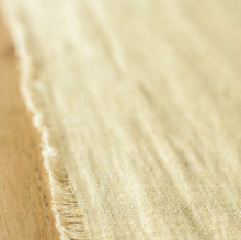 Load image into Gallery viewer, Hand Woven, Stone Washed Linen Table Runner Eco-Friendly Beauty And Health For Cookers