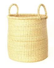 Load image into Gallery viewer, Set of 2 Tall Handwoven Storage Baskets, Elephant Grass Beauty And For Home Decorations