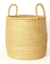 Load image into Gallery viewer, Set of 2 Tall Handwoven Storage Baskets, Elephant Grass Beauty And For Home Decorations