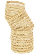 Load image into Gallery viewer, 3 Lace Basket Bins, Handwoven- Elephant Grass Beauty And For Home Decorations