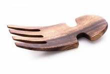 Load image into Gallery viewer, Acacia Wood Salad Hands Utensils - Fair Trade and Sustainably Harvested- Helps Create Jobs and Sustains Communities - Give Back Goods