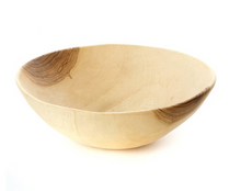 Load image into Gallery viewer, Set of 3 Size 5"-10"-13"- Hand Carved Muzumina Wood Salad & Chip Bowls- Fair Trade- Sustainable - Give Back Goods