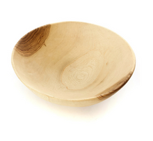 Load image into Gallery viewer, Set of 3 Size 5"-10"-13"- Hand Carved Muzumina Wood Salad & Chip Bowls- Fair Trade- Sustainable - Give Back Goods