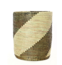 Load image into Gallery viewer, Set of 2 Handwoven Cattail Nesting Swirl Storage Baskets, Fair Trade - Give Back Goods