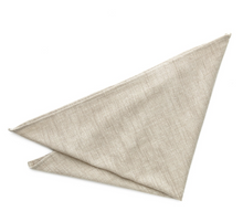 Load image into Gallery viewer, Set of 4 Hand Woven Ethiopian Cotton Petra Dinner Napkins- Navy or Beige, Eco-Friendly, Fair Trade - Give Back Goods